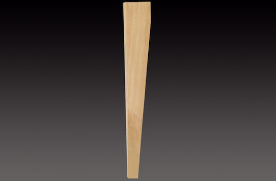 Morseto 305 Wooden Furniture Leg Suitable for Table / Coffee Table 9x9x75cm Unfinished 75