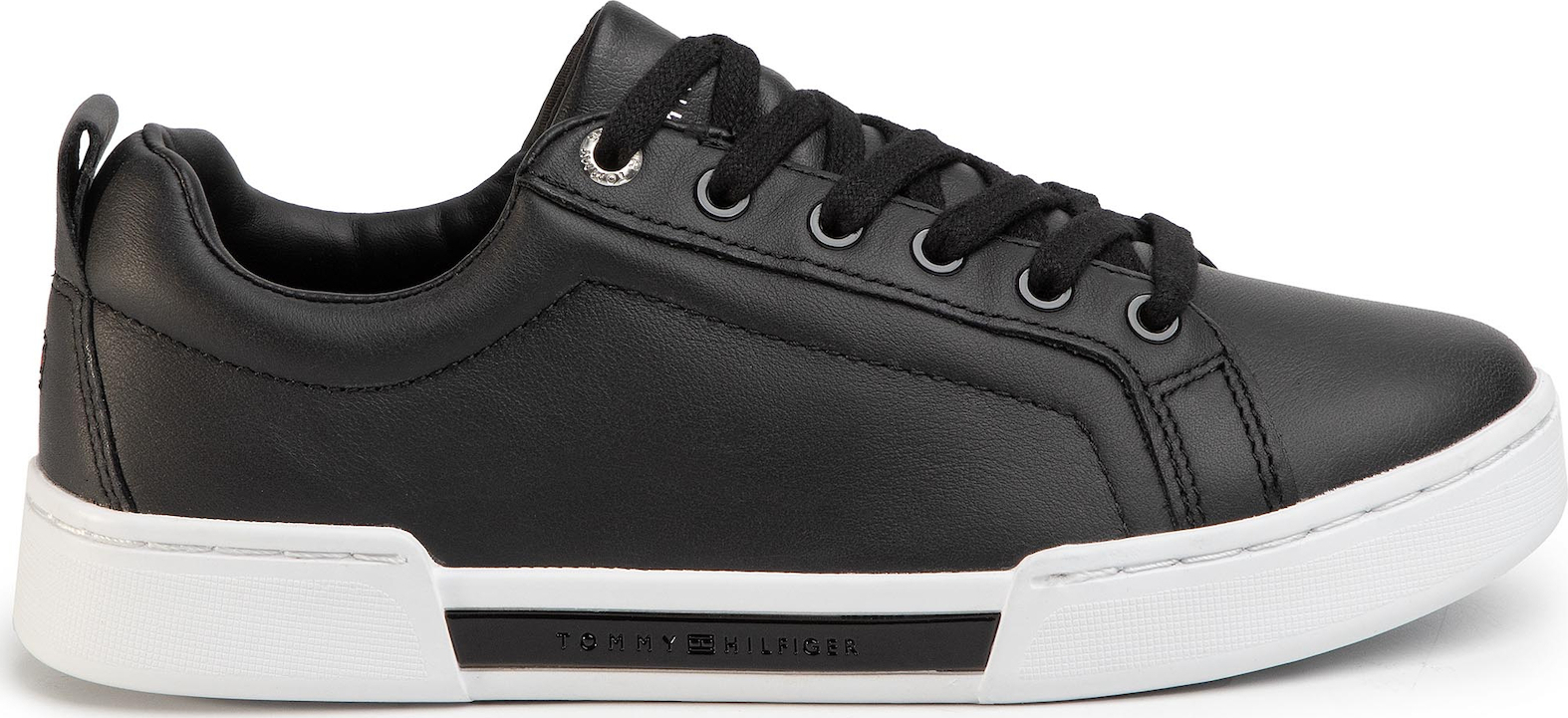 branded outsole metallic sneaker