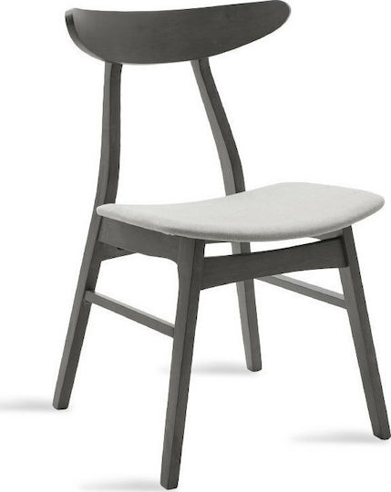 Orlean Καρέκλα Κουζίνας Ξύλινη Rustic Grey 49x53.5x78εκ.