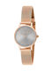 Liu Jo Mini Moonlight Acciaio Watch with Metal Bracelet Pink Gold