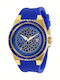 TechnoMarine Easycell Technocell Γυναικείο Ρολόι Μπαταρίας με Μπλε Καουτσούκ Λουράκι