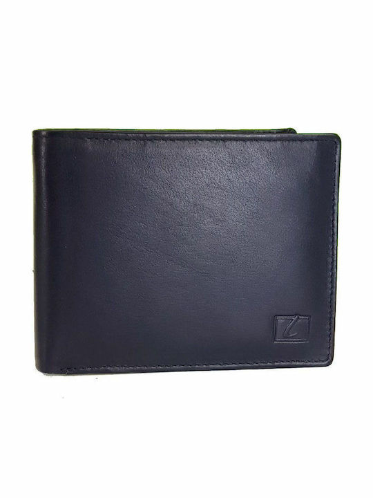 Lavor Δερμάτινο Ανδρικό Πορτοφόλι με RFID Μπλε