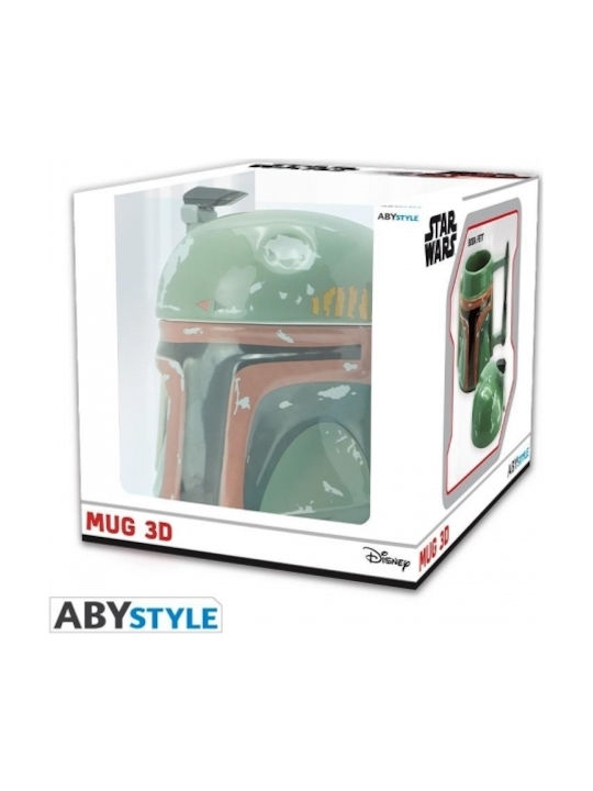 Abysse Star Wars-Boba Fett 3D Ceramic Cup Green 300ml