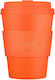 Ecoffee Cup Kingsday Tasse Bamboo mit Deckel Orange 340ml 1Stück