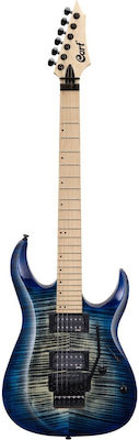Cort X300 Ηλεκτρική Κιθάρα 6 Χορδών με Ταστιέρα Maple και Σχήμα ST Style Blue Burst