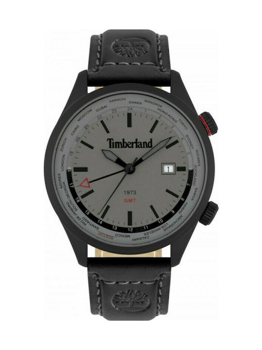 Timberland Malden Watch Battery with Black Leather Strap