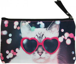 Next Miniseri Cat Pencil Case 1pcs with 1 Compartment Multicolored