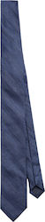Gant Ανδρική Γραβάτα Μεταξωτή με Σχέδια σε Navy Μπλε Χρώμα
