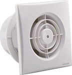 Eurolamp Wall-mounted Ventilator Bathroom 100mm White