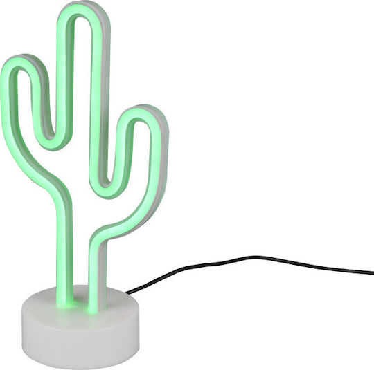 Trio Lighting Neon Διακοσμητικό Φωτιστικό Cactus LED Κάκτος 15x10x29εκ.
