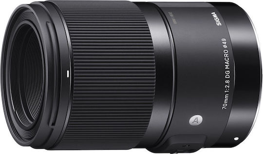 Sigma Full Frame Φωτογραφικός Φακός 70mm f/2.8 DG Macro Art Standard / Macro για Leica L Mount Μαύρος