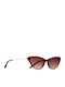 Ted Baker Emmy Women's Sunglasses with Brown Frame and Burgundy Lens TB1569 249