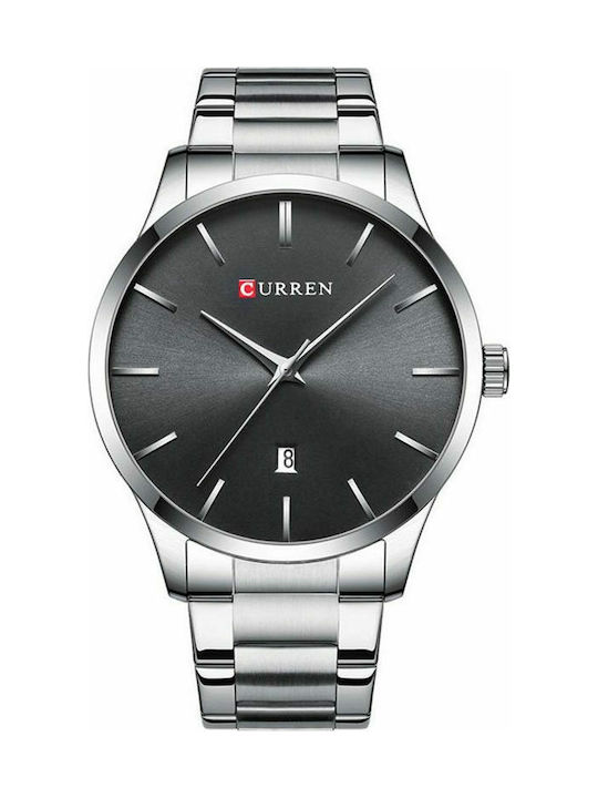 Curren Watch Battery with Silver Metal Bracelet