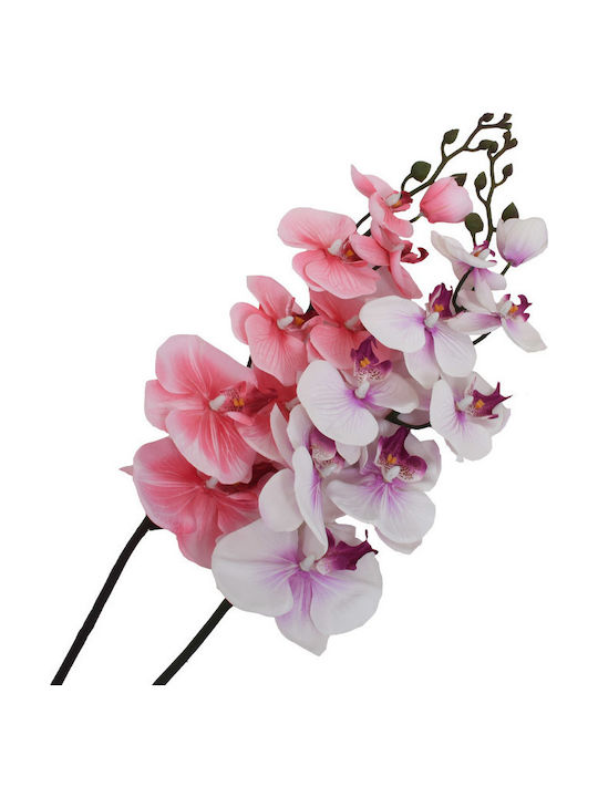 Fylliana Artificial Decorative Branch Orchid White 92cm 1pcs