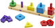 Melissa & Doug Formensortierspiel Stapeln & Sortieren aus Holz für 24++ Monate