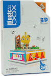 Paper Construction Toy Music Box Dog Kid 3++ years