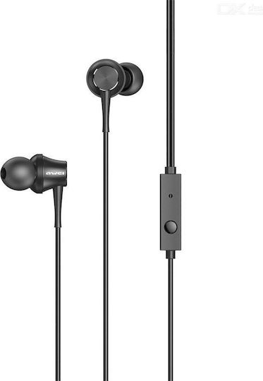 Awei PC-1 In-ear Handsfree με Βύσμα 3.5mm Μαύρο