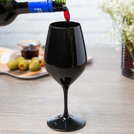Spiegelau Glass for White Wine made of Crystal in Black Color Goblet 320ml