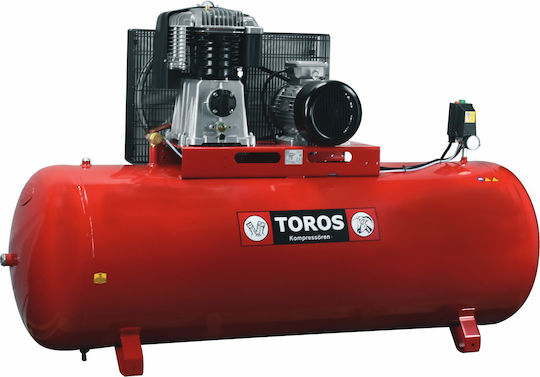 Toros BK 120-500F-10 Trei faze Compresor de aer cu Putere 10hp și Rezervor de aer 500lt 602068