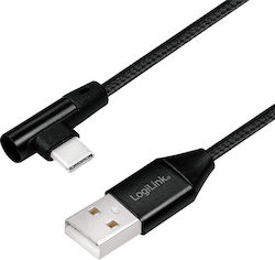 LogiLink USB 2.0 USB-C male - USB-A 15W 1m (CU0138)