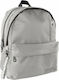 Must Monochrome Rpet Double Grey School Bag Backpack Junior High-High School in Gray color 25lt