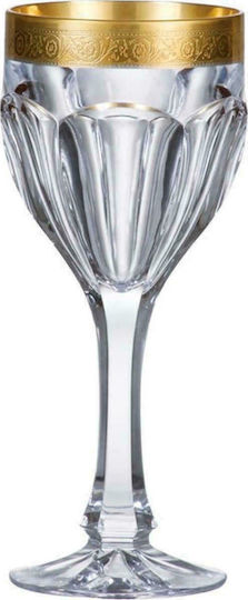 Bohemia Safari Set de pahare pentru Vin Alb din Cristal în Culoarea Aur Cu picior 190ml 0802649 6buc Bohemia Safari Set de pahare pentru Vin Alb din Cristal în Culoarea Aur Cu picior 190ml 0802649 6buc