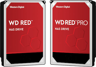 Western Digital Red Pro 10TB HDD Σκληρός Δίσκος 3.5" SATA III 7200rpm με 256MB Cache για NAS