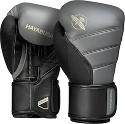 Hayabusa T3 Synthetic Leather Boxing Competition Gloves Gray