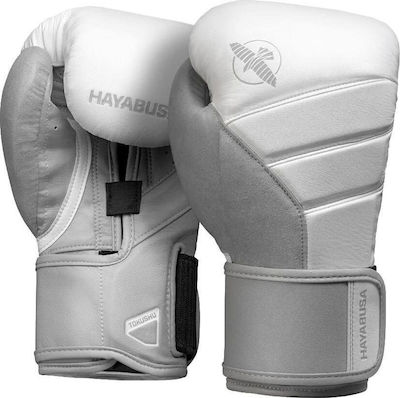 Hayabusa T3 Synthetic Leather Boxing Competition Gloves Gray