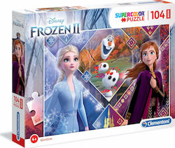 Kinderpuzzle Supercolor Disney Frozen 2 104pcs Clementoni