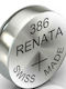 Renata 386 Μπαταρία Silver Oxide Ρολογιών SR43 1.55V 1τμχ