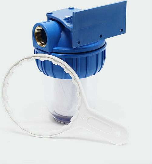 QWaterFilters WH1-5" Συσκευή Φίλτρου Νερού Κεντρικής Παροχής / Κάτω Πάγκου Μονή ½"