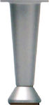 Κουλικίδης Πόδι Επίπλου από Αλουμίνιο Κατάλληλο για Γραφείο , Τραπέζι σε Ασημί Χρώμα 10cm
