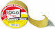 Logo Foam Tape Αυτοκόλλητη Ταινία Διπλής Όψης Μπεζ 5mx50mm
