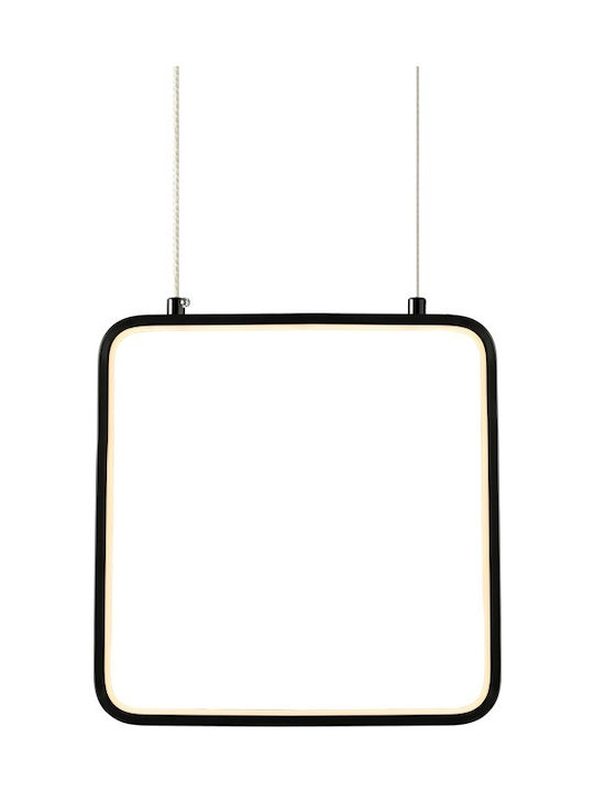 Aca Pendant Light LED with Warm White Light Black