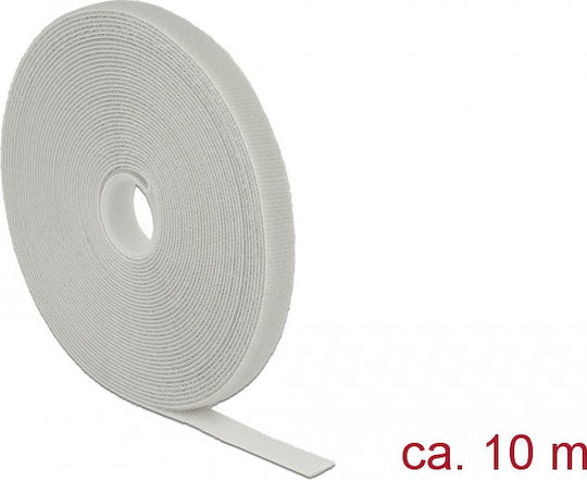 DeLock Grey Αυτοκόλλητη Ταινία Χριτς Χρατς Γκρι 10mx13mm
