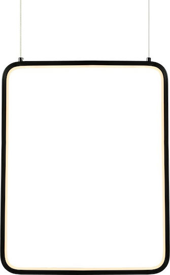 Aca Symetria Pendant Light Black 36.2x36cm