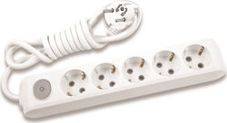 Panasonic Power Strip 5 Positions with Switch and Cable 1.5m