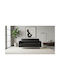 Nellie Doppelsitzer Sofa Künstliches Leder Schwarz 163x71x71cm