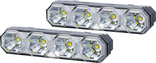 Horpol Φώτα Ημέρας Αυτοκινήτου σε σχήμα Μπάρας LED Universal 12 / 24V 6W 120cm 2τμχ