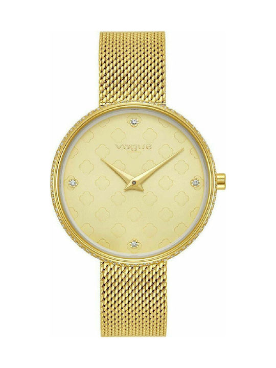 Vogue Jet Set Uhr mit Gold Metallarmband