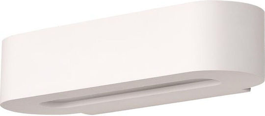 Geyer Modern Lamp Wall with Socket E14 White 30x6.5x65cm