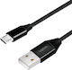 LogiLink Плетена USB 2.0 до микро USB кабел Черен 1м (CU0144) 1бр