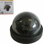 Dummy Surveillance Dome Camera Black