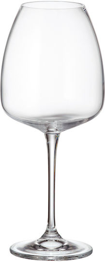 Bohemia Anser Set of Glasses for Red Wine made of Crystal Stemmed 610ml 0802834 6pcs