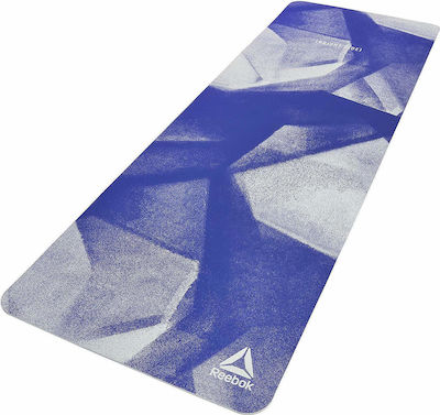 Reebok Στρώμα Γυμναστικής Yoga/Pilates Μπλε Πάχους 0.4cm