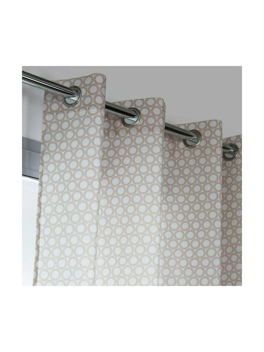 Mc Decor Curtain with Grommet Rock Rose 140x260cm