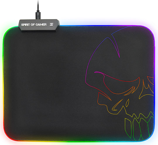 Spirit of Gamer RGB Gaming Mouse Pad (300mm) με RGB Φωτισμό Μαύρο SOG-PADMRGB