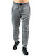 Hydro + Runner Frost Glossy Sweatpants With Elastic Gray
