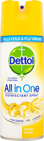 Dettol All In One Sprühreiniger mit desinfizierender Wirkung Zitronenbrise 1x400ml